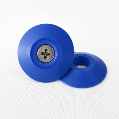 Elemento Tátil Alerta 27mm Colorido Azul Parafusado