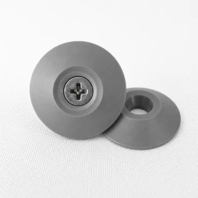 Elemento Tátil Alerta 27mm Colorido Cinza Parafusado