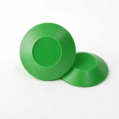 Elemento Tátil Alerta 27mm Colorido Verde Adesivado