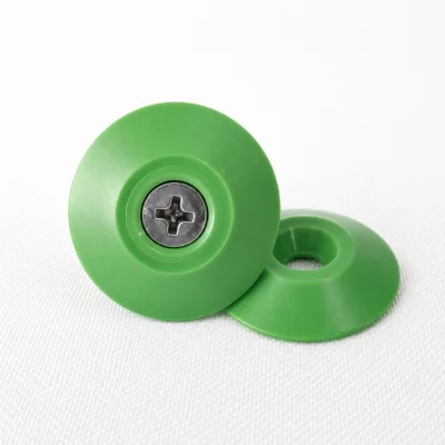 Elemento Tátil Alerta 27mm Colorido Verde Parafusado