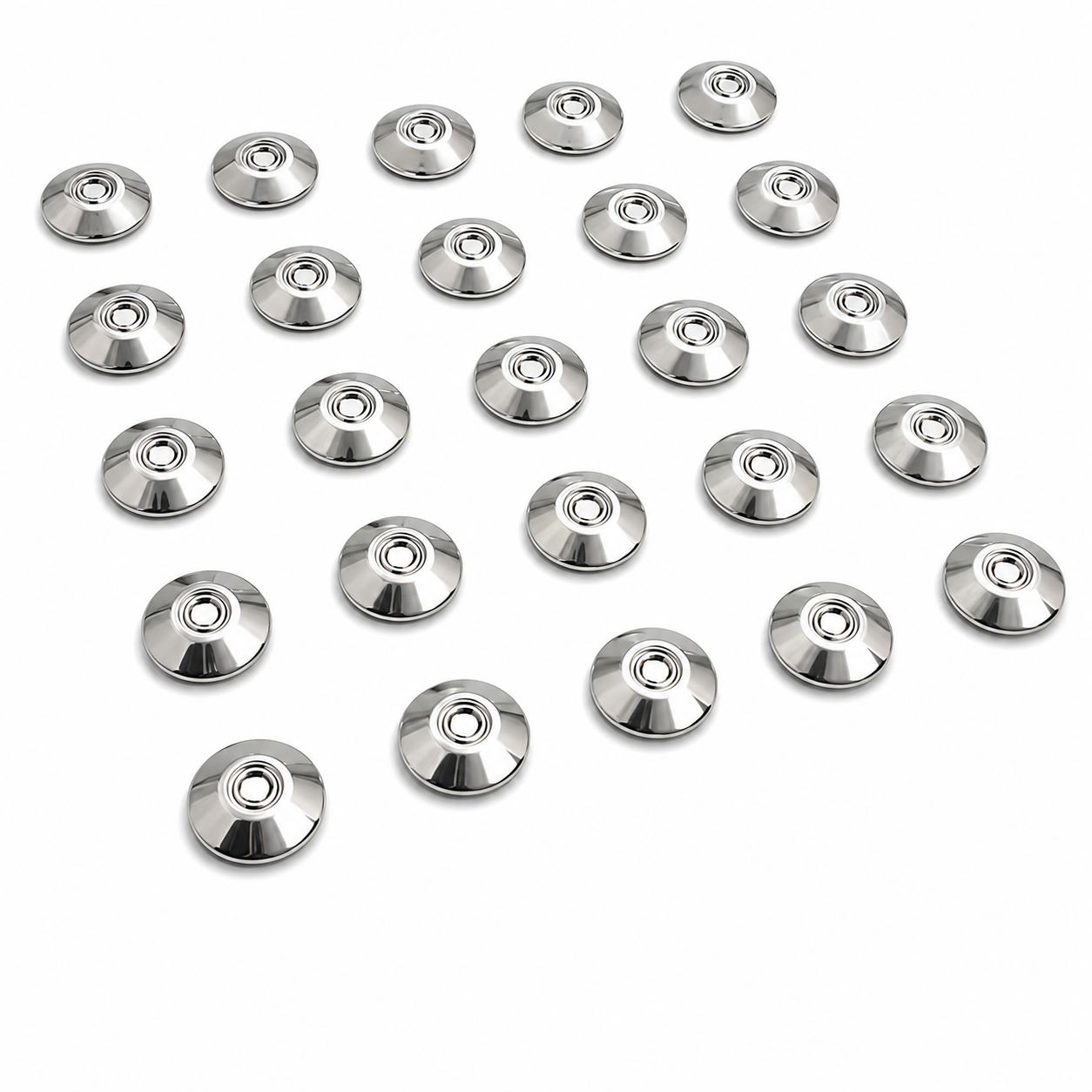 Miniatura 1 de Elemento Tátil Alerta 28mm Inox Frisado Adesivado