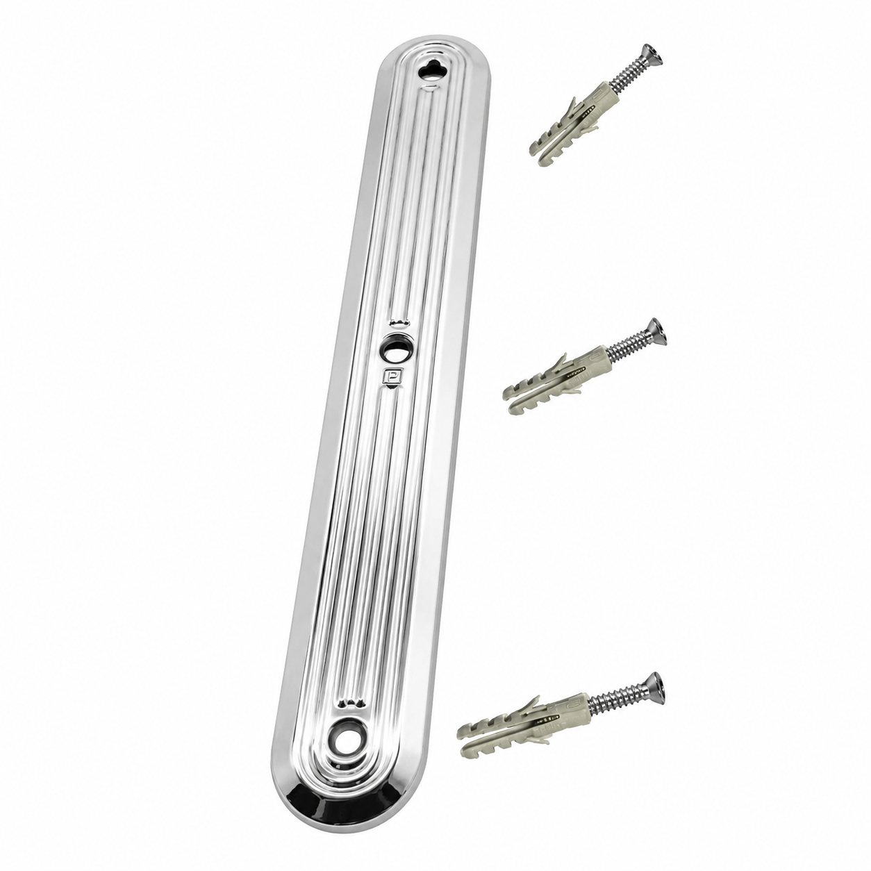 Miniatura 2 de Elemento Tátil Direcional 235mm Inox Frisado Parafusado
