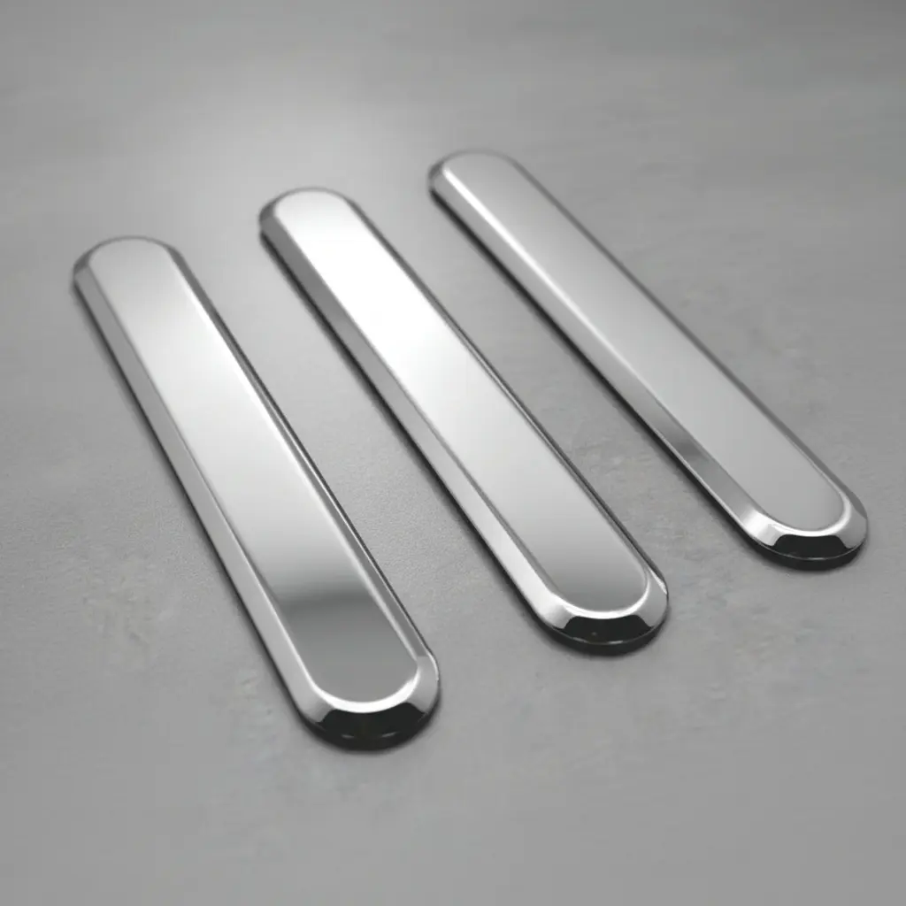 Elemento Tátil Direcional 235mm Inox Liso Adesivado