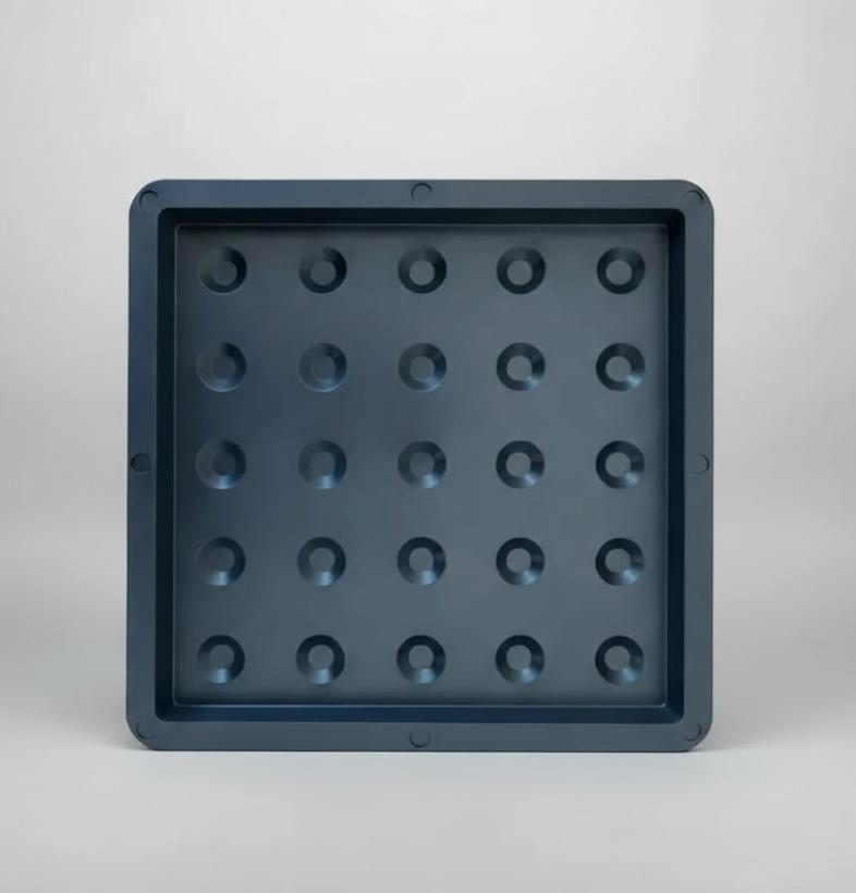 Forma de Piso Tátil Alerta 25x25x2,5cm 