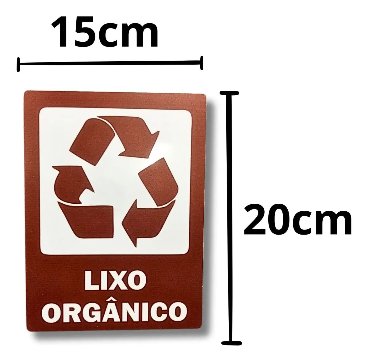 Miniatura 4 de Placa Lixo Orgânico - PS 1 MM   