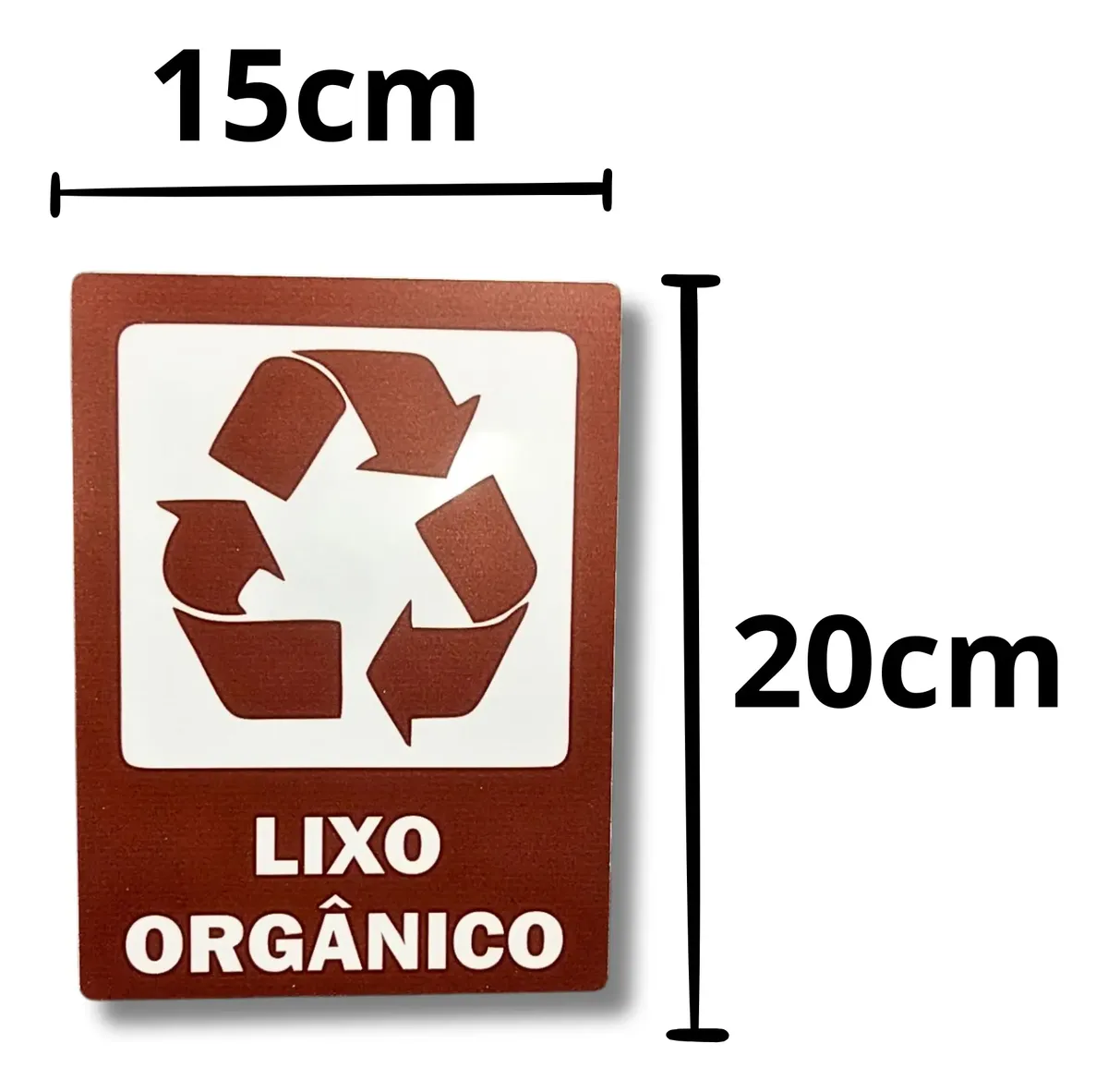 Miniatura 4 de Placa Lixo Orgânico - PS 1 MM   
