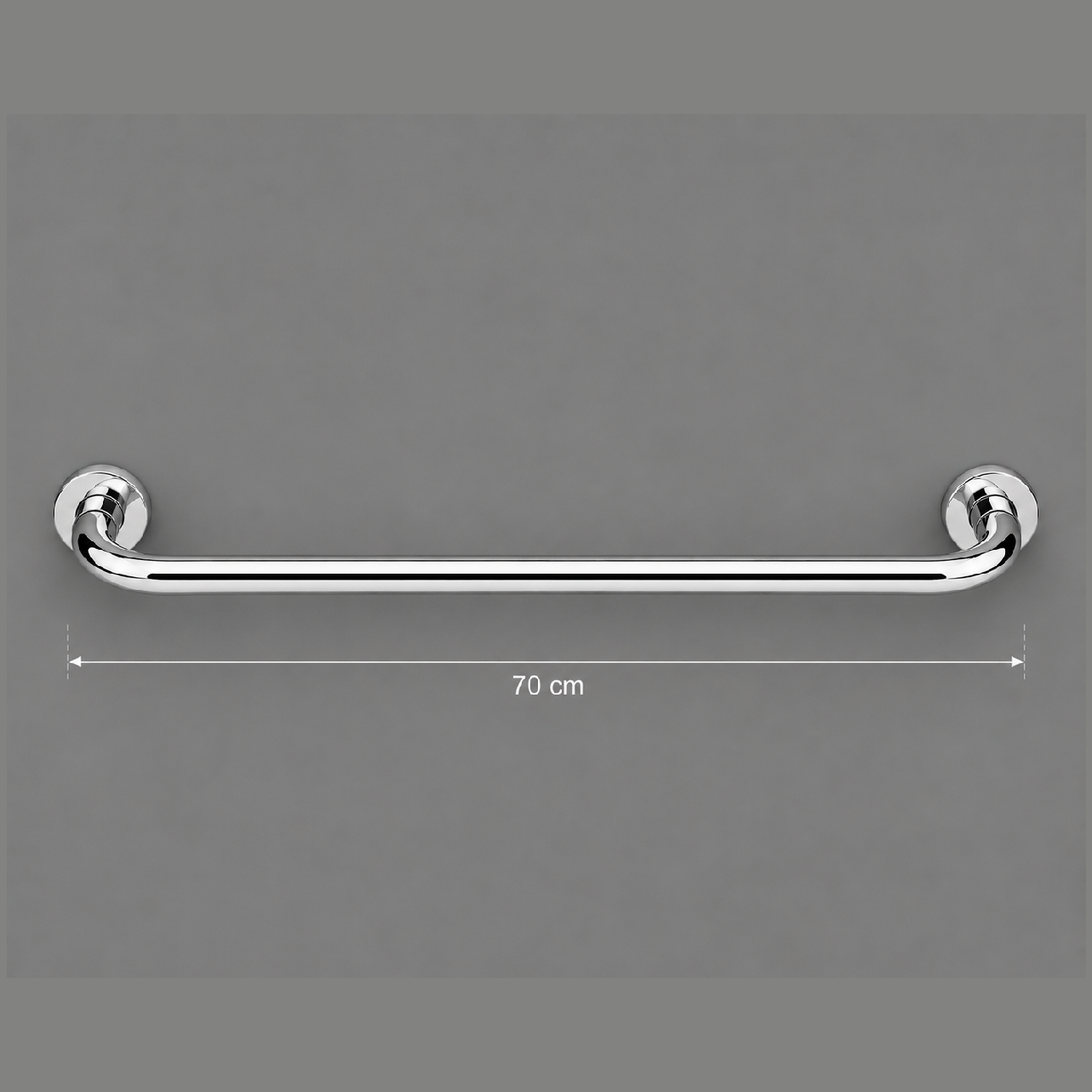Miniatura 2 de Barra Apoio Reta Inox 70 cm