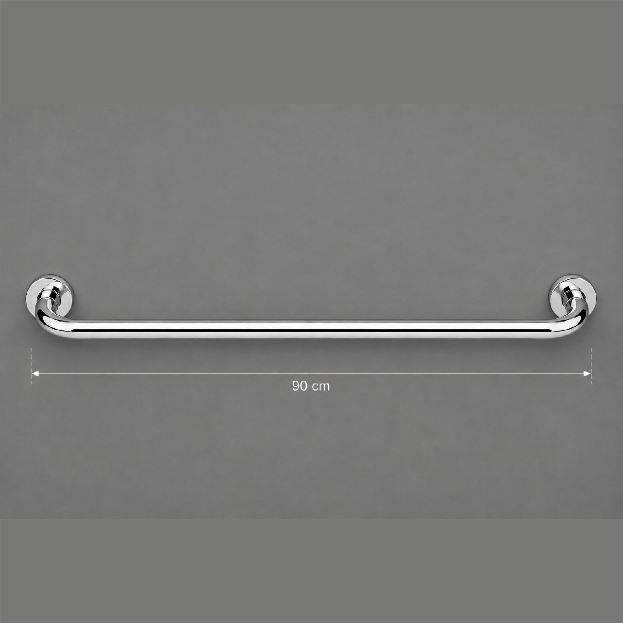 Miniatura 2 de Barra Apoio Reta Inox 90 cm