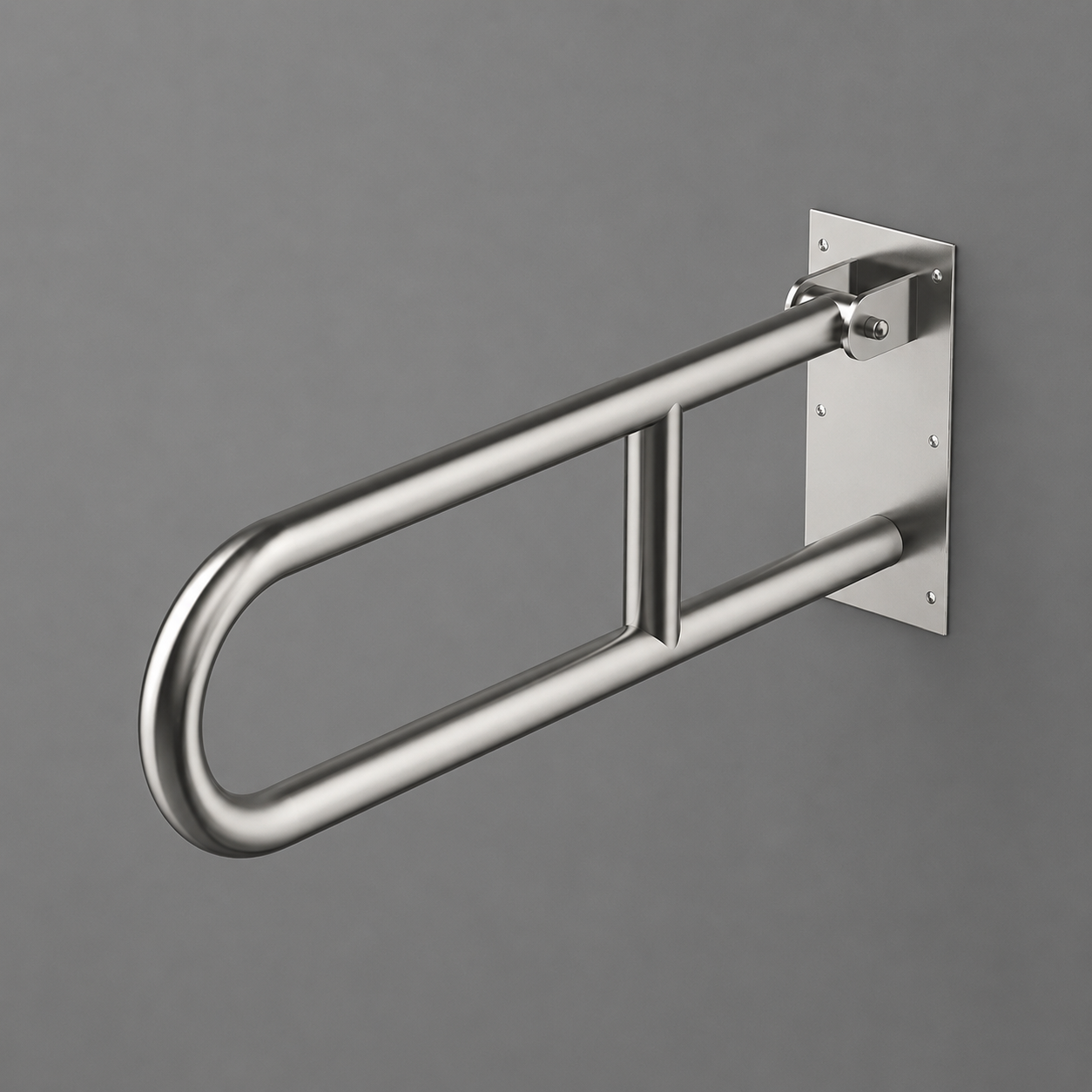 Barra De Apoio Inox Articulada Com Trava 60 Cm