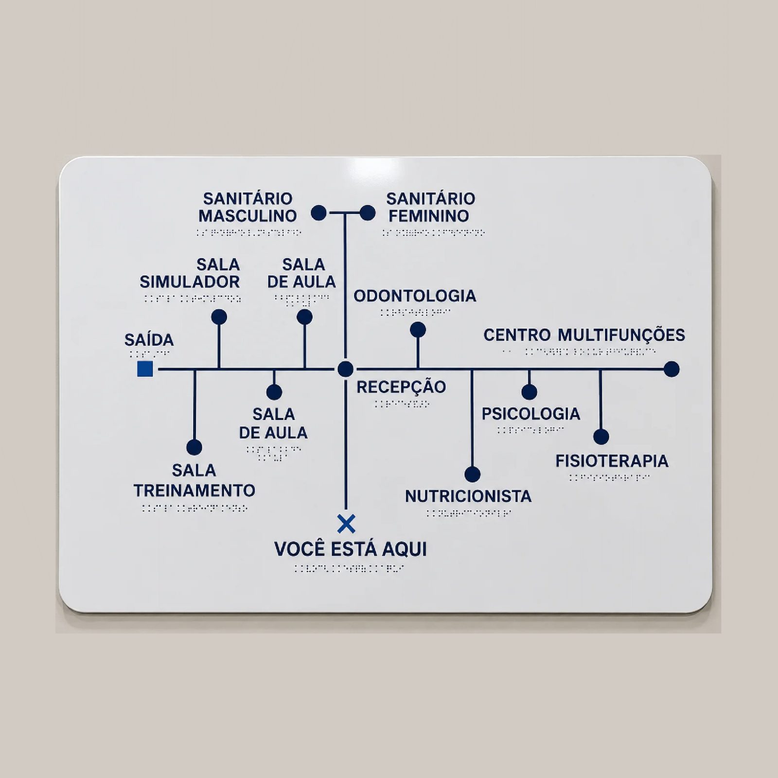 Mapa Tátil PS-ACM 3mm - Até 40x60cm