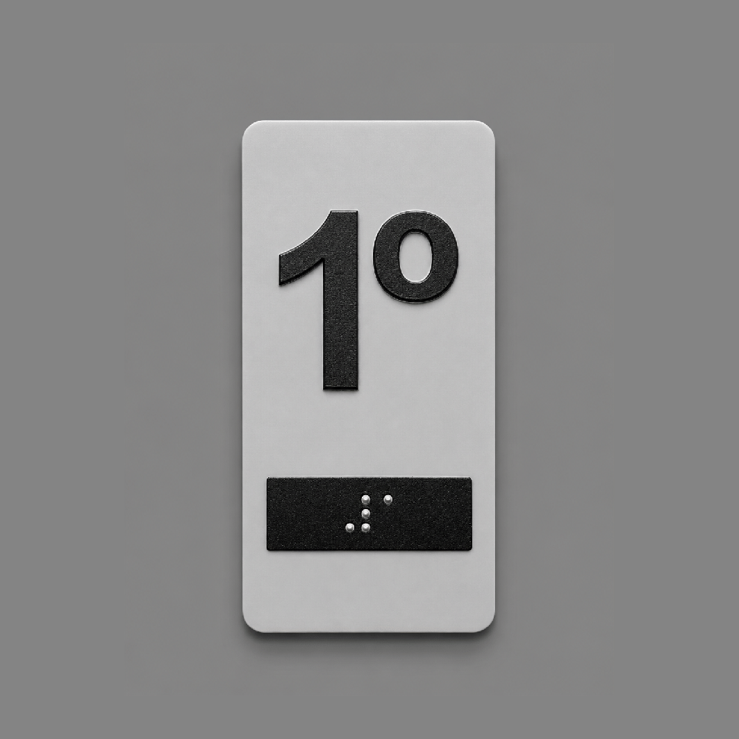 Placa Braille PS/ACM - Até 5x10cm