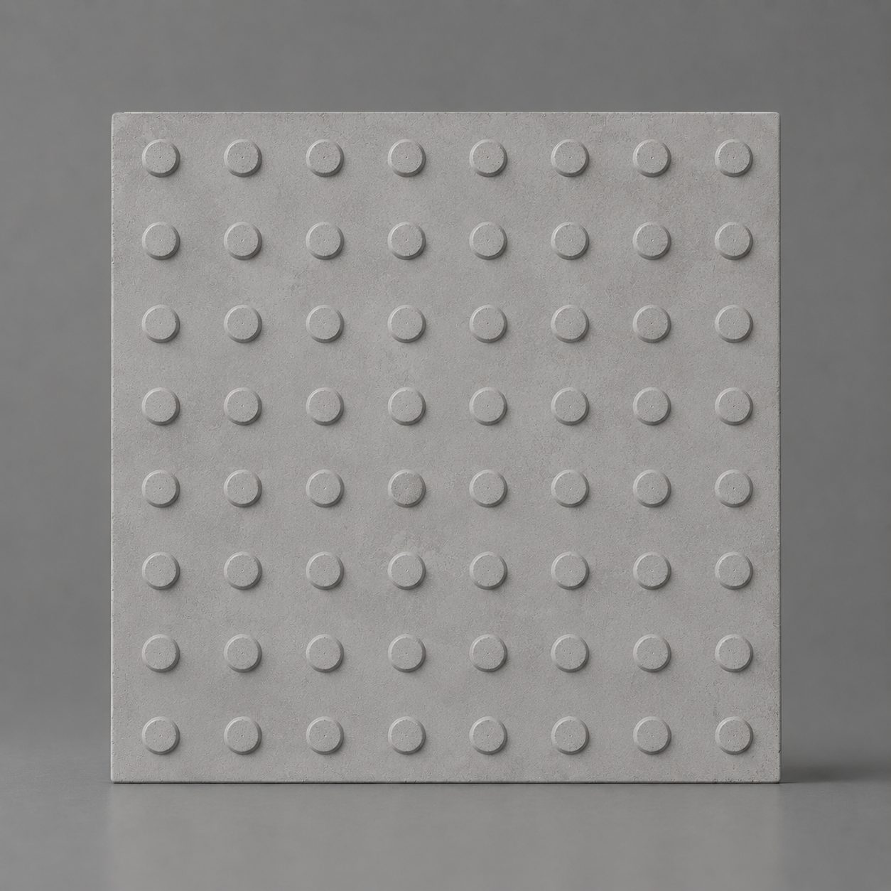 Piso Tátil Alerta Concreto Sem Pigmento 40x40x2,5 cm 