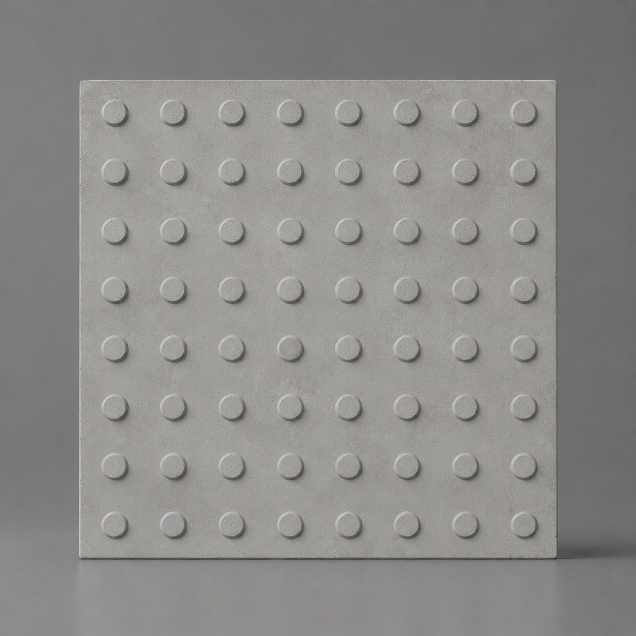 Piso Tátil Alerta Concreto Sem Pigmento 40x40x2,5 cm 