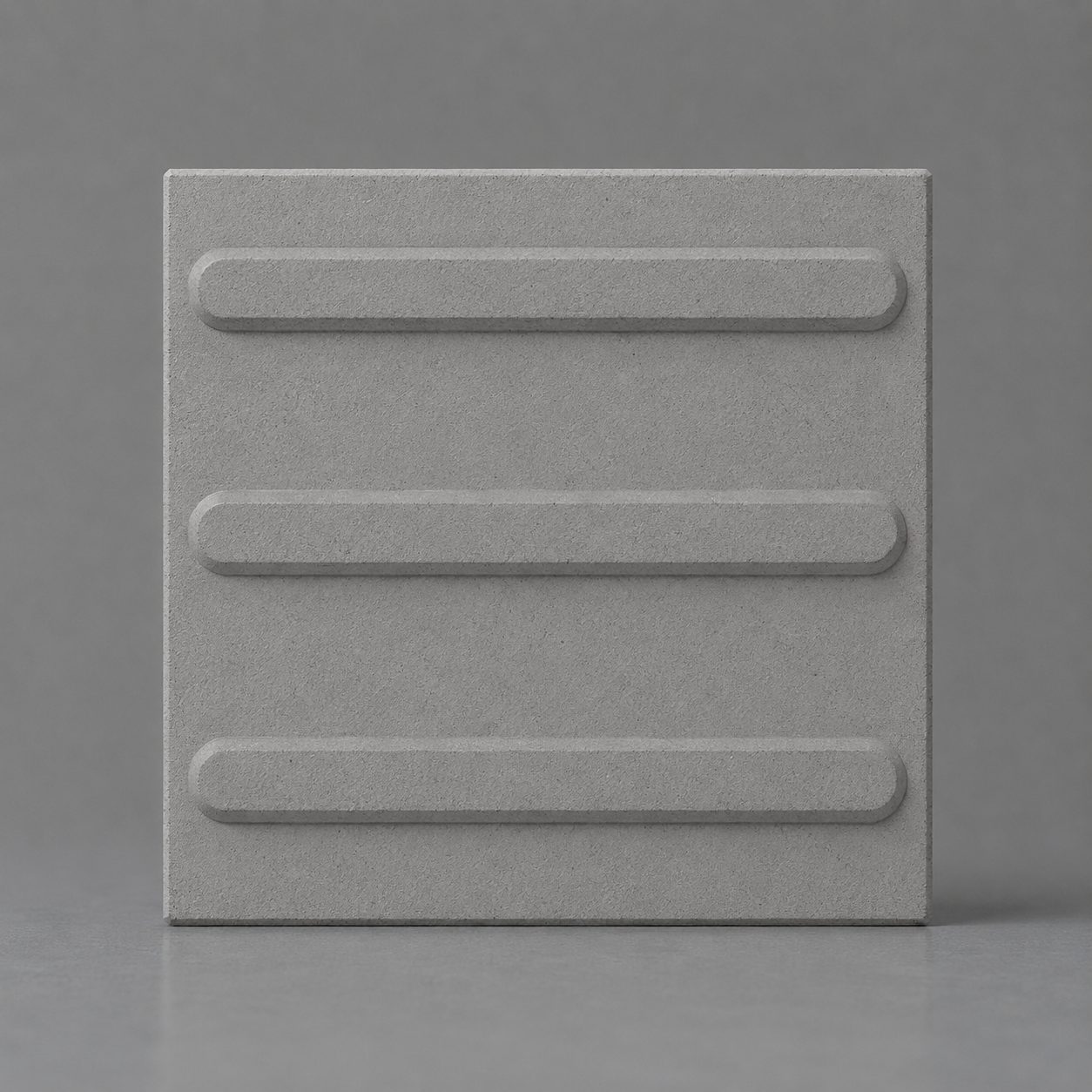 Piso Tátil Direcional Concreto Sem Pigmento 25x25x2,5cm