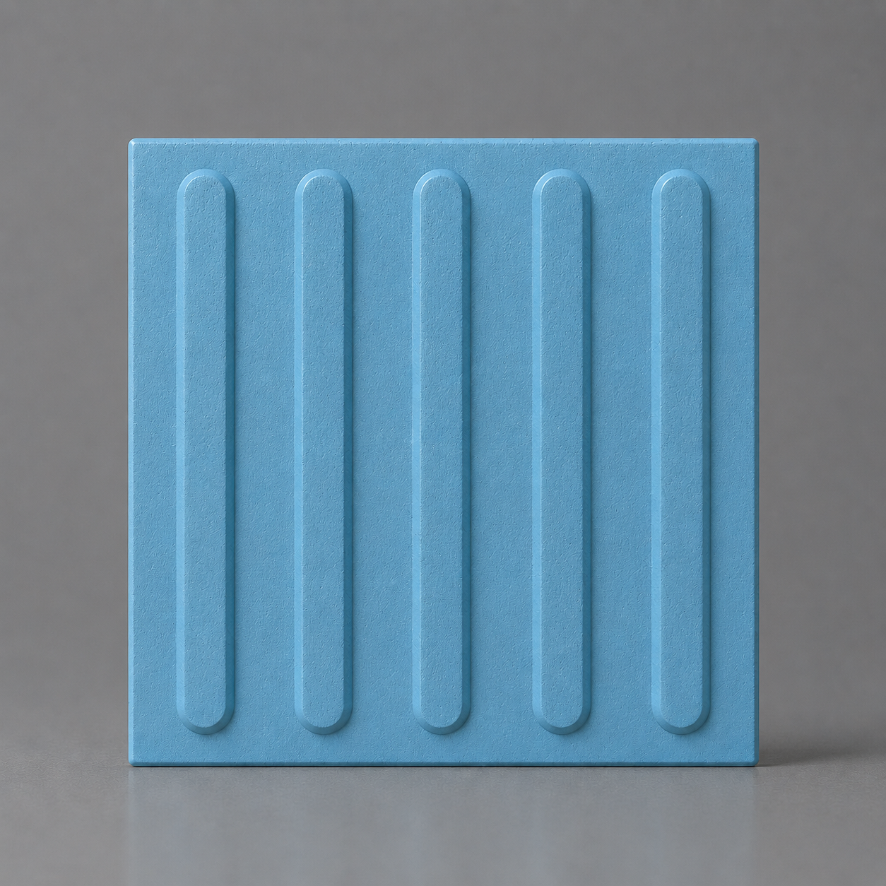 Piso Tátil Direcional Concreto Azul 40x40x2,5 cm