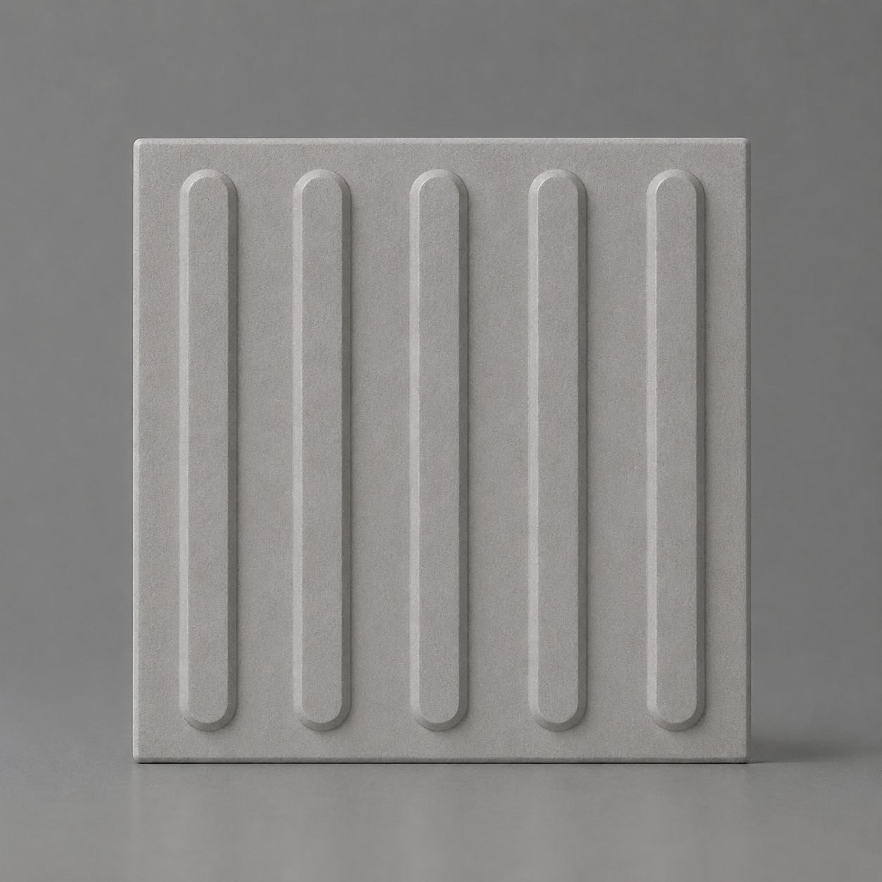 Piso Tátil Direcional Concreto Sem Pigmento 40x40x2,5 cm  