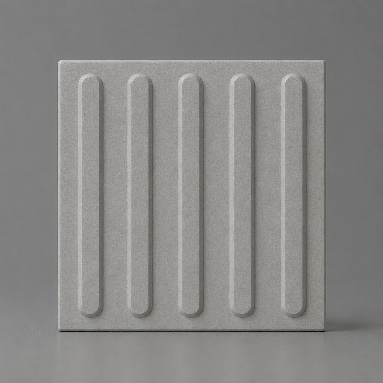 Piso Tátil Direcional Concreto Sem Pigmento 40x40x2,5 cm  