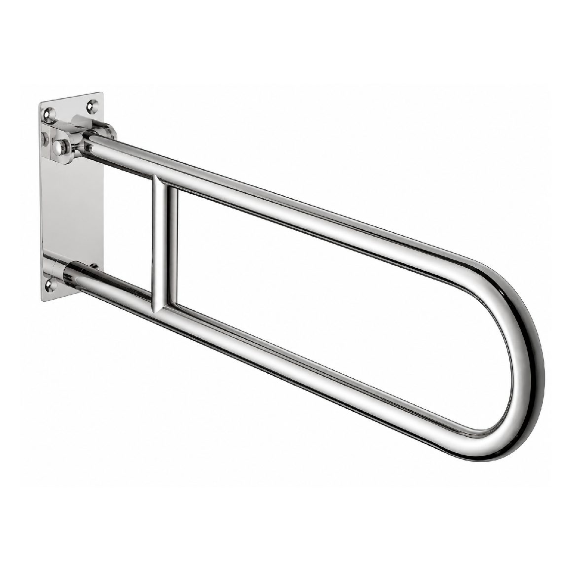 Barra De Apoio Inox Articulada Com Trava 70 Cm 