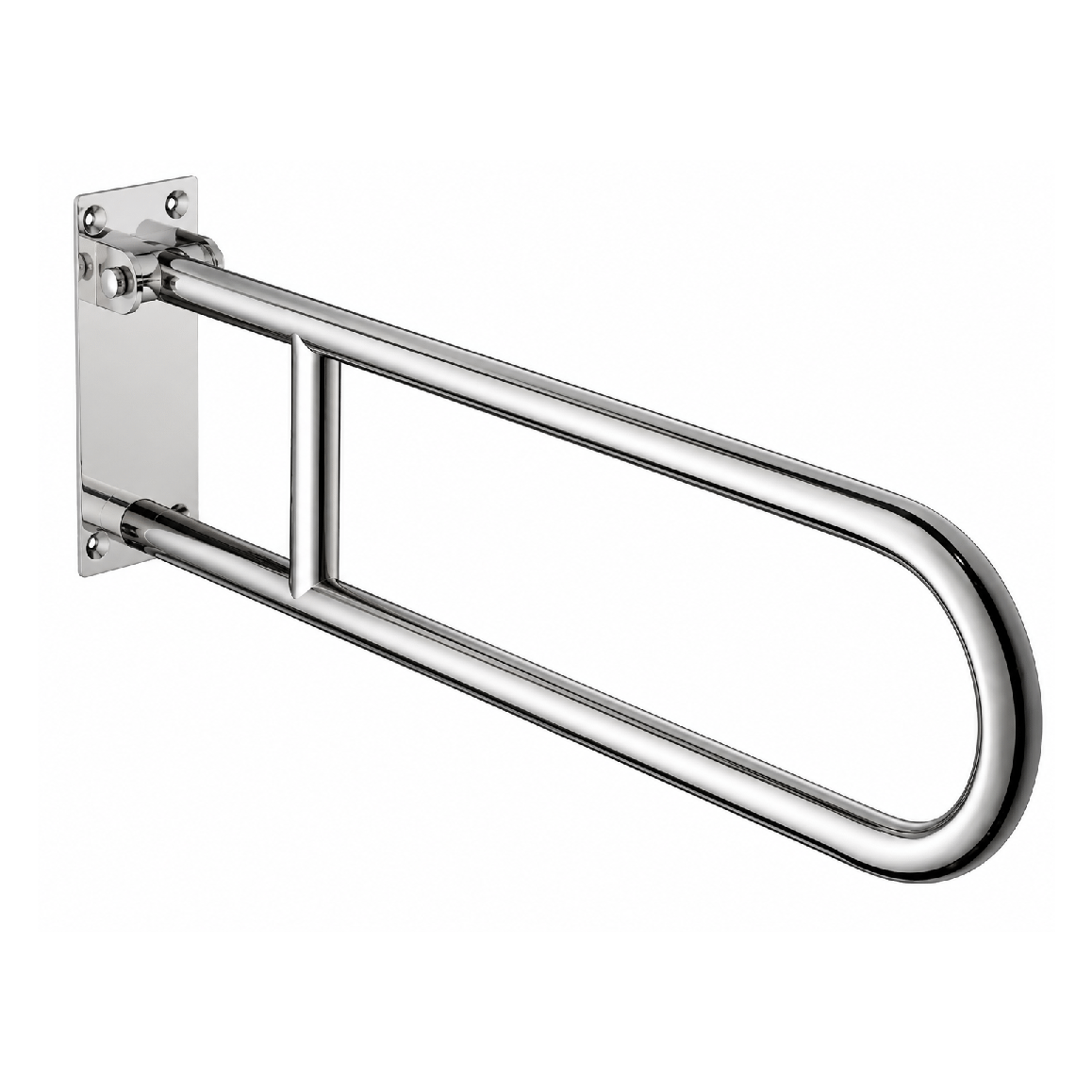 Barra De Apoio Inox Articulada Com Trava 70 Cm 