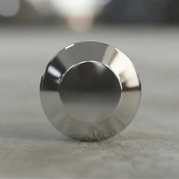 Miniatura 4 de Elemento Tátil Alerta 28mm Inox 304 Liso Adesivado 