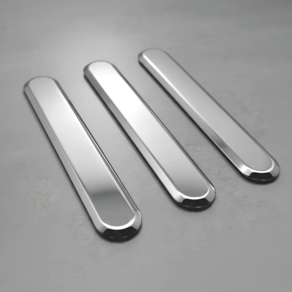 Elemento Tátil Direcional 235mm Inox 304 Liso Adesivado 