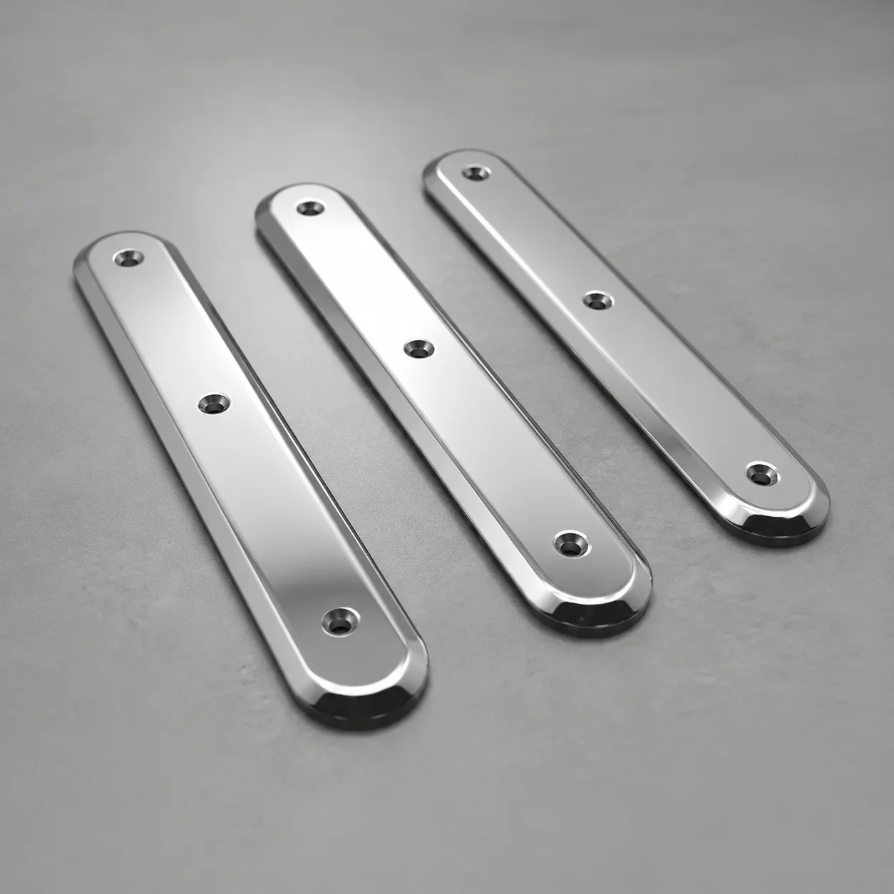 Elemento Tátil Direcional 235mm Inox 304 Liso Parafusado 