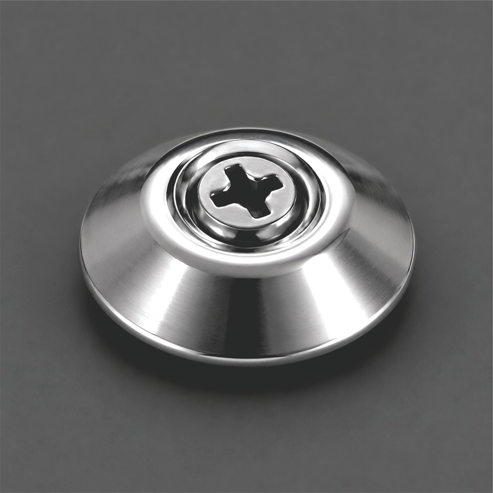 Miniatura 4 de Elemento Tátil Alerta 28mm Inox Frisado Parafusado