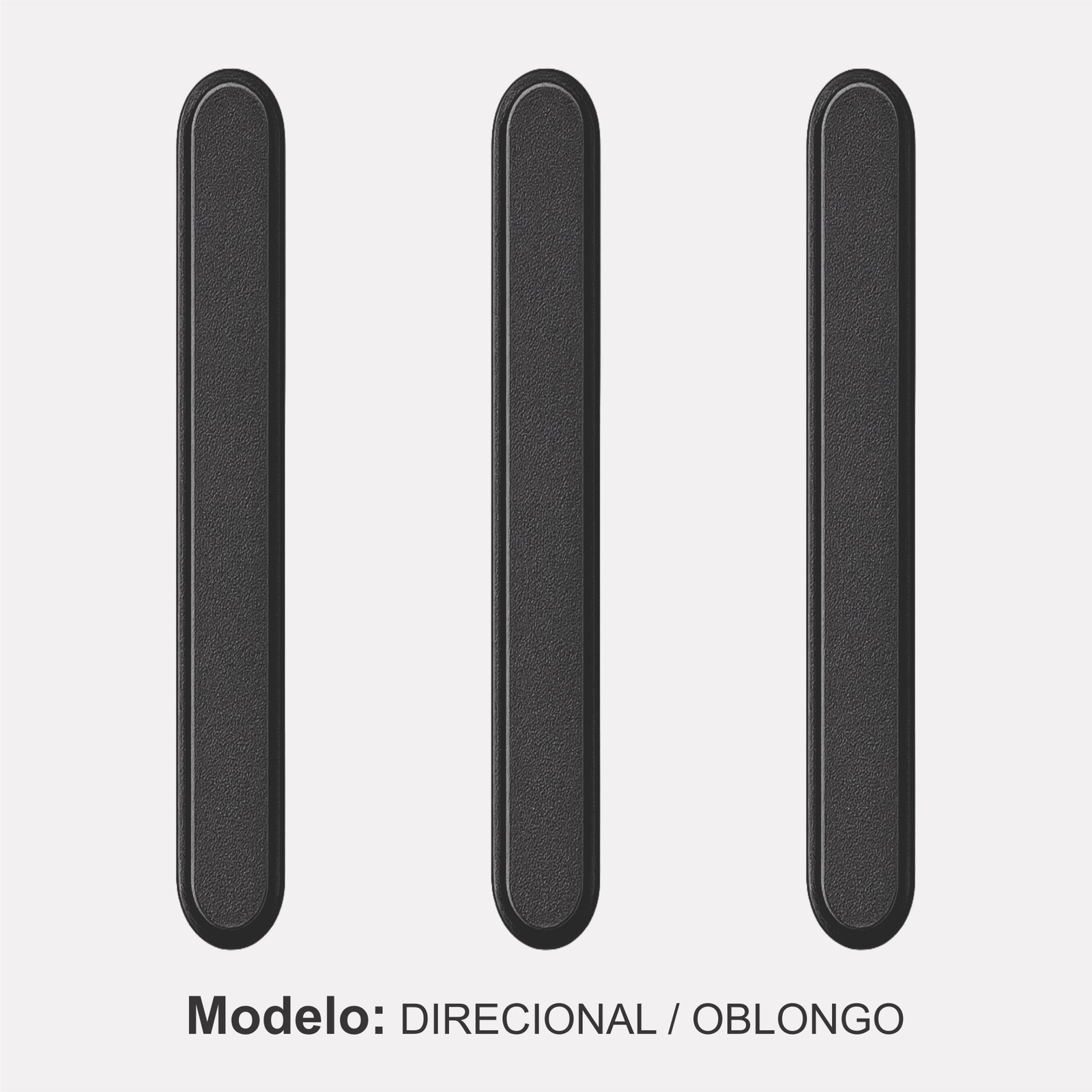 Miniatura 2 de Elemento Tátil Direcional 235mm Colorido Preto PInado