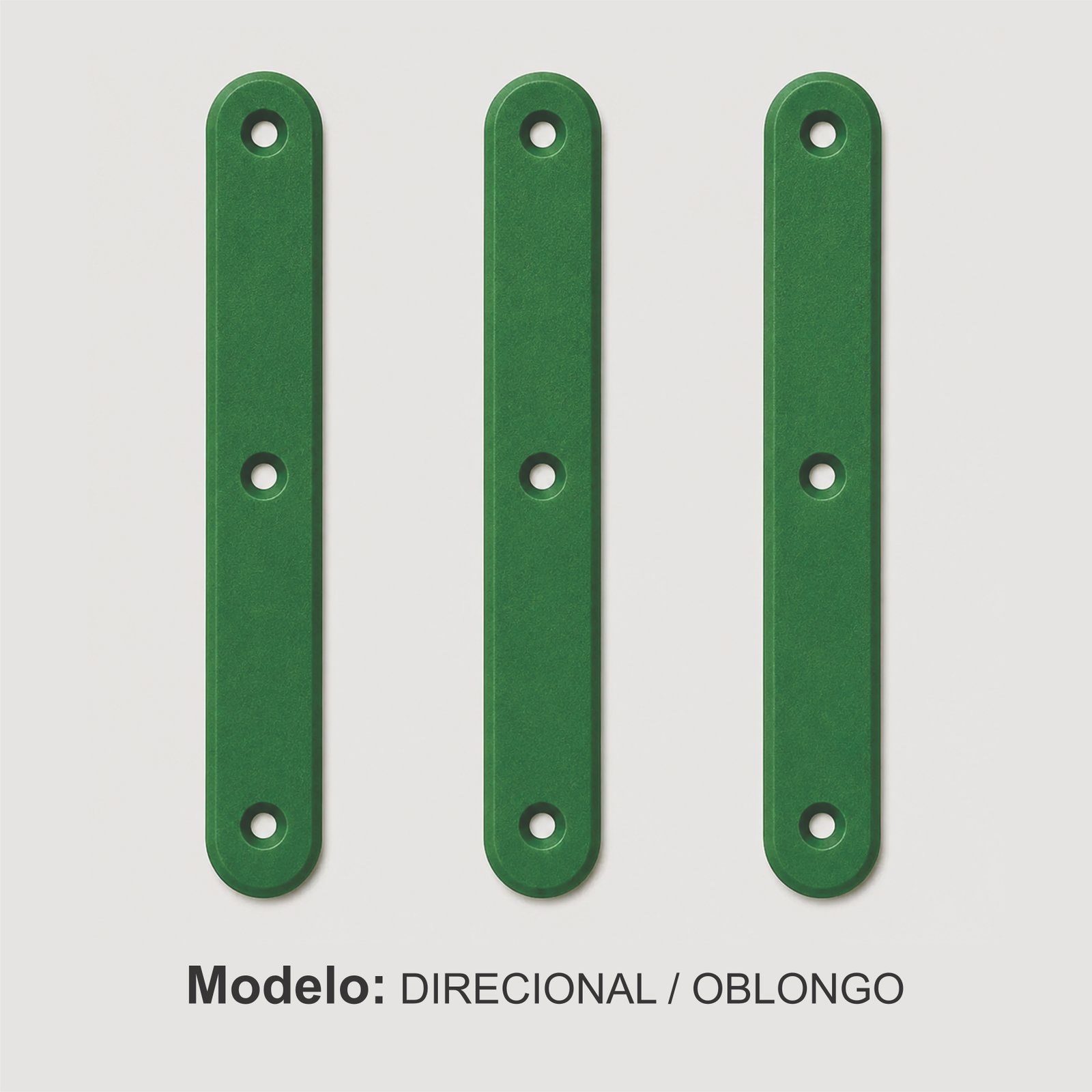 Miniatura 4 de Elemento Tátil Direcional 235mm Colorido Verde Parafusado