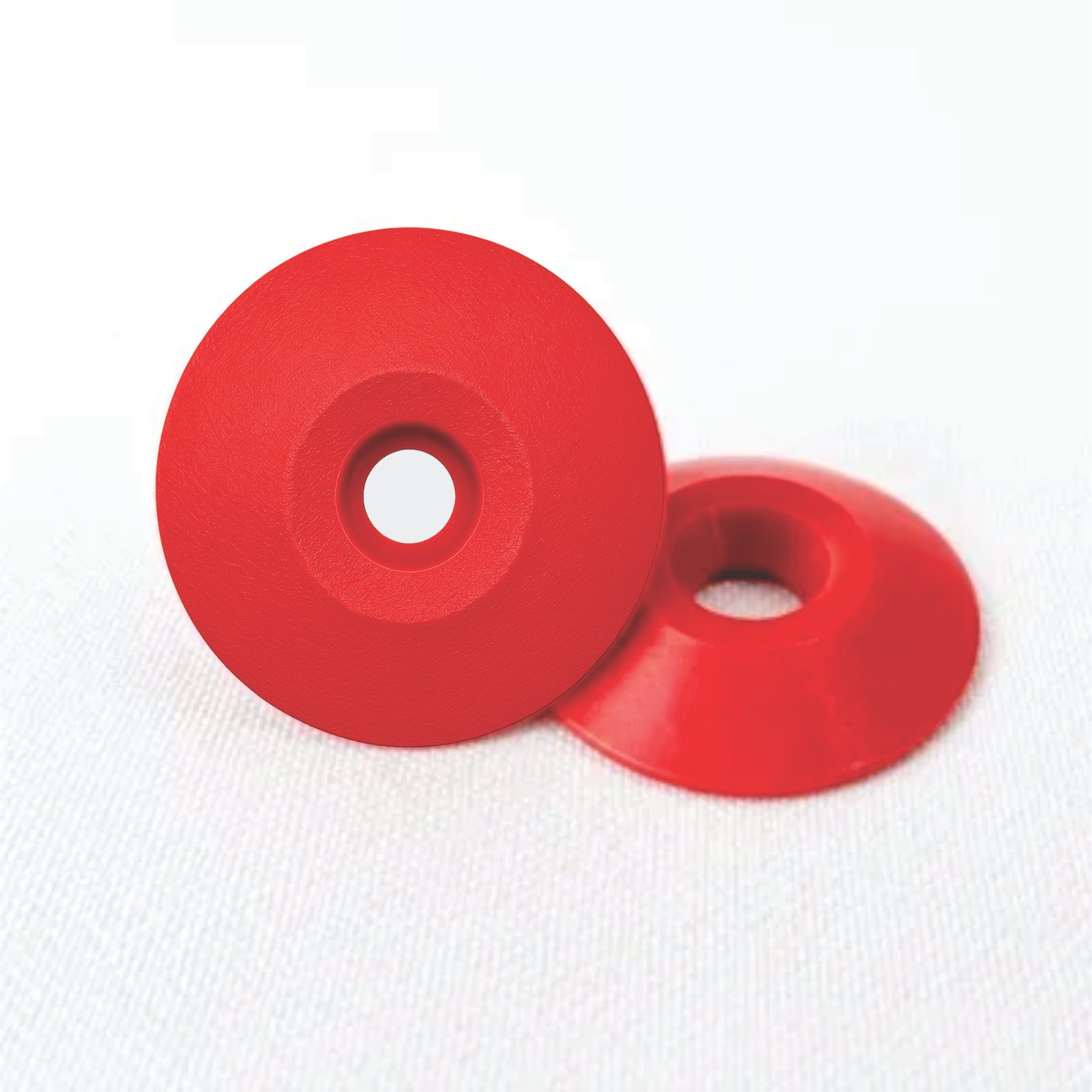 Miniatura 6 de Elemento Tátil Alerta 27mm Colorido Vermelho Parafusado