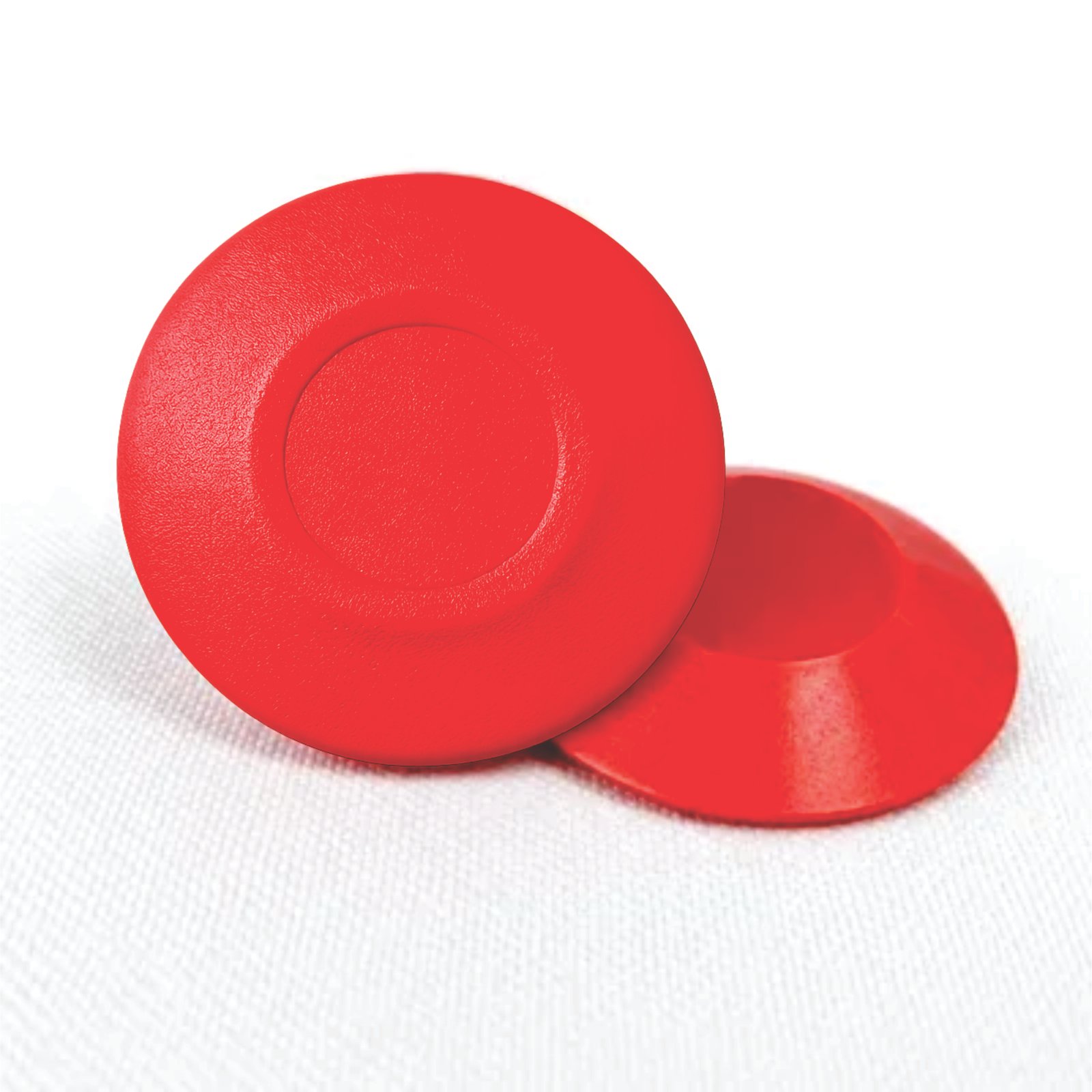 Miniatura 6 de Elemento Tátil Alerta 27mm Colorido Vermelho Adesivado