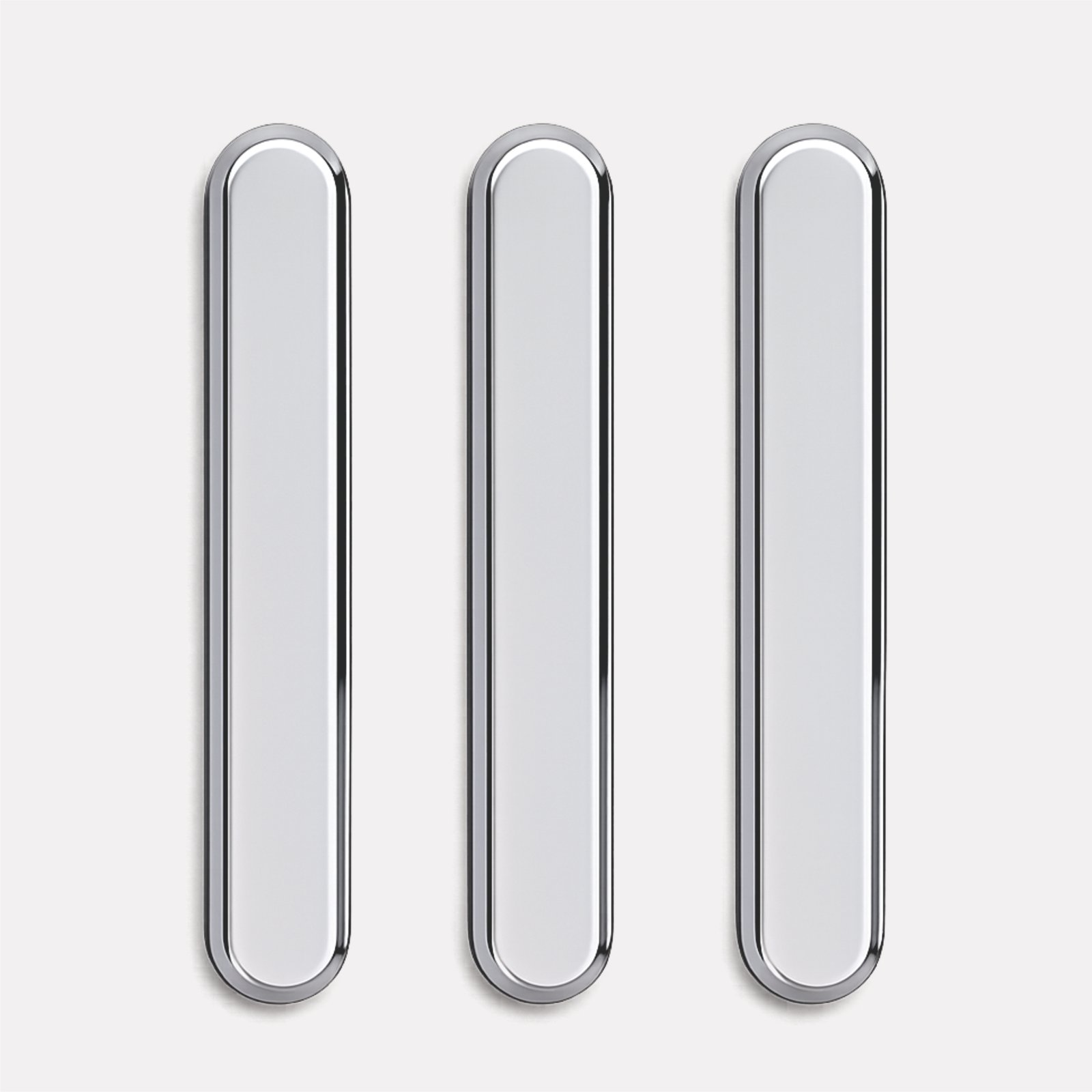Elemento Tátil Direcional 235mm Inox 304 Liso Adesivado 