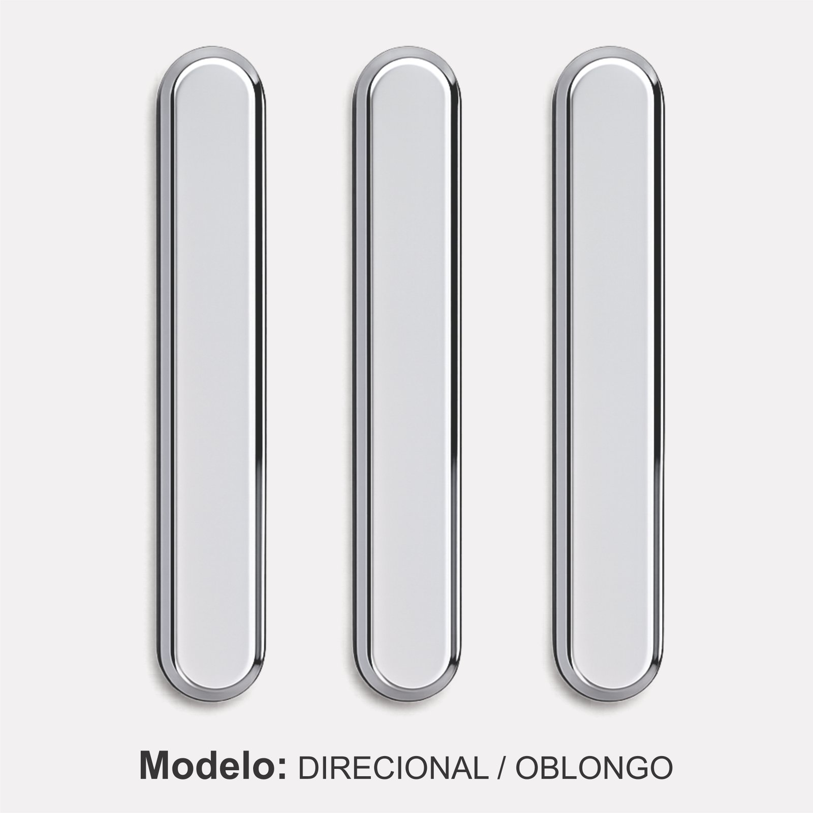Miniatura 5 de Elemento Tátil Direcional Inox Sem Adesivo