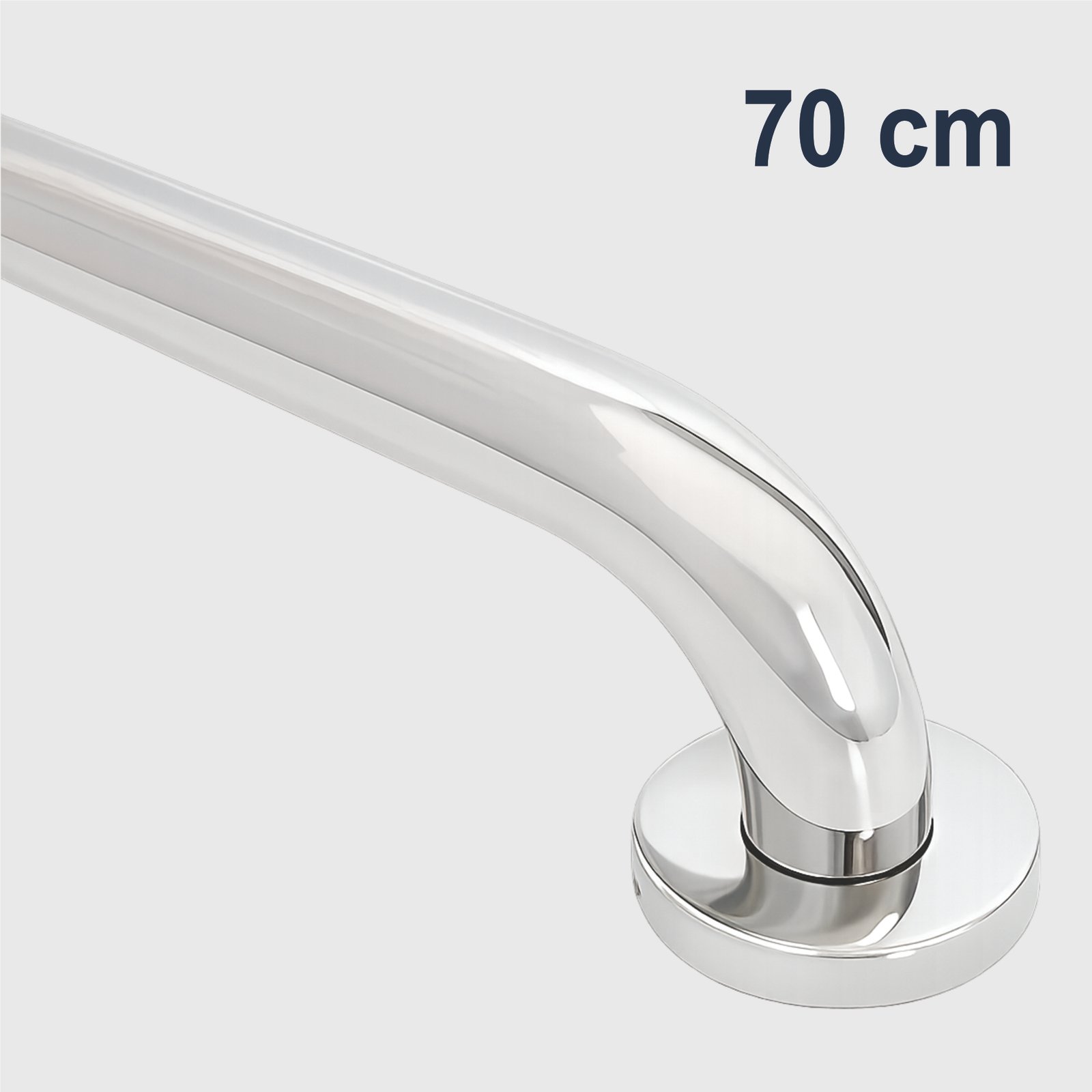 Barra Apoio Reta Inox 70 cm