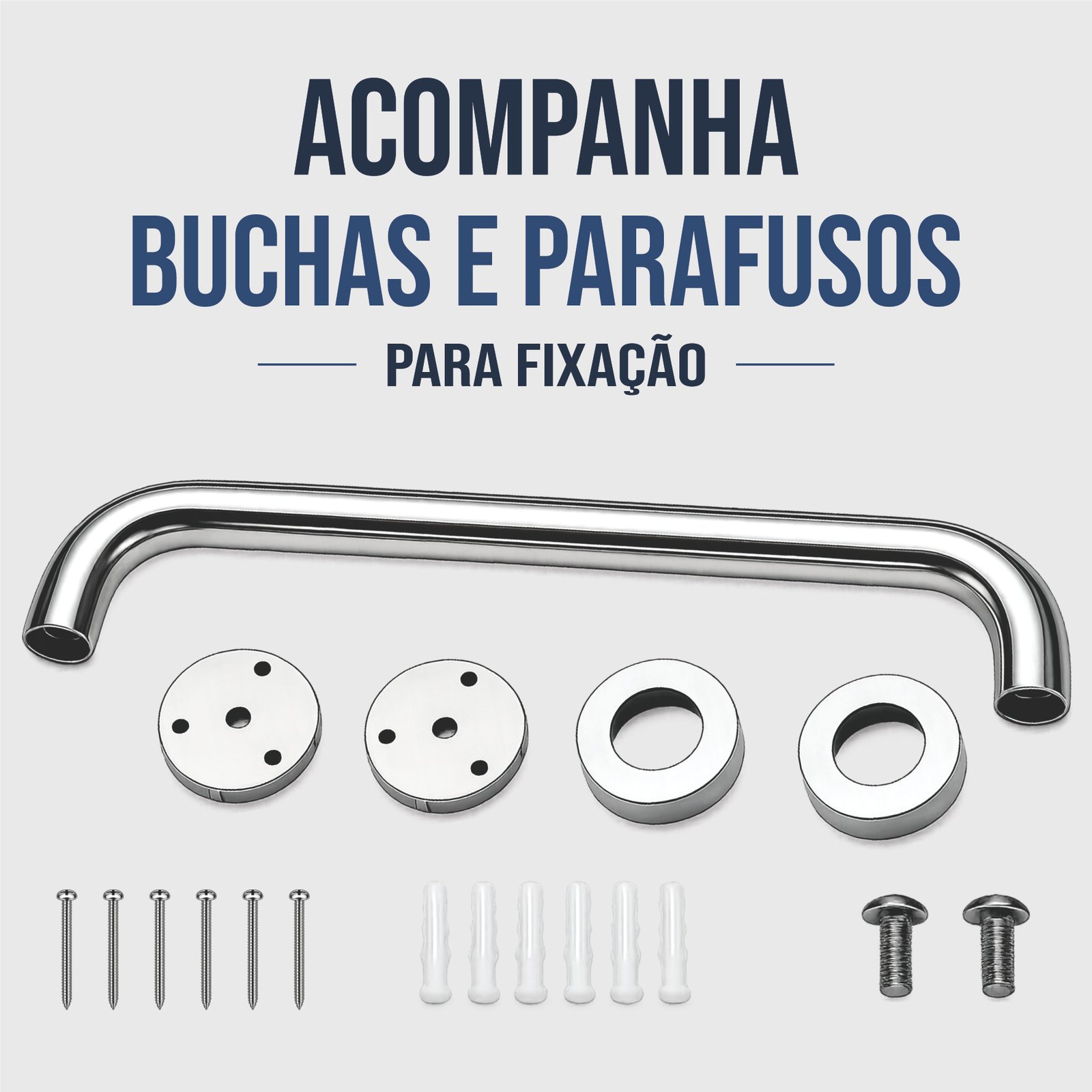 Miniatura 2 de Barra Apoio Reta  100 cm  - INOX 304