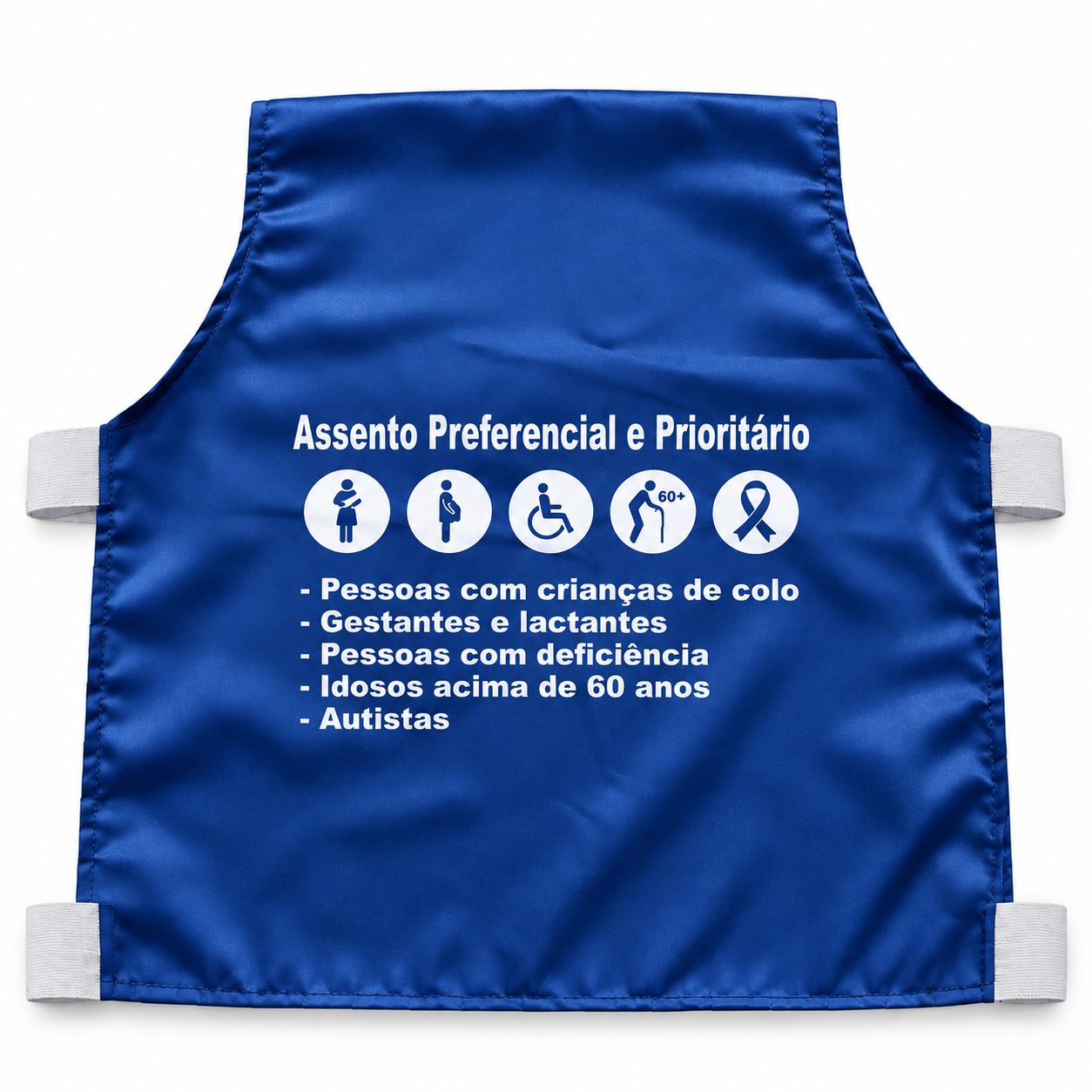 Capa de Sinalização Cadeiras Preferenciais Azul