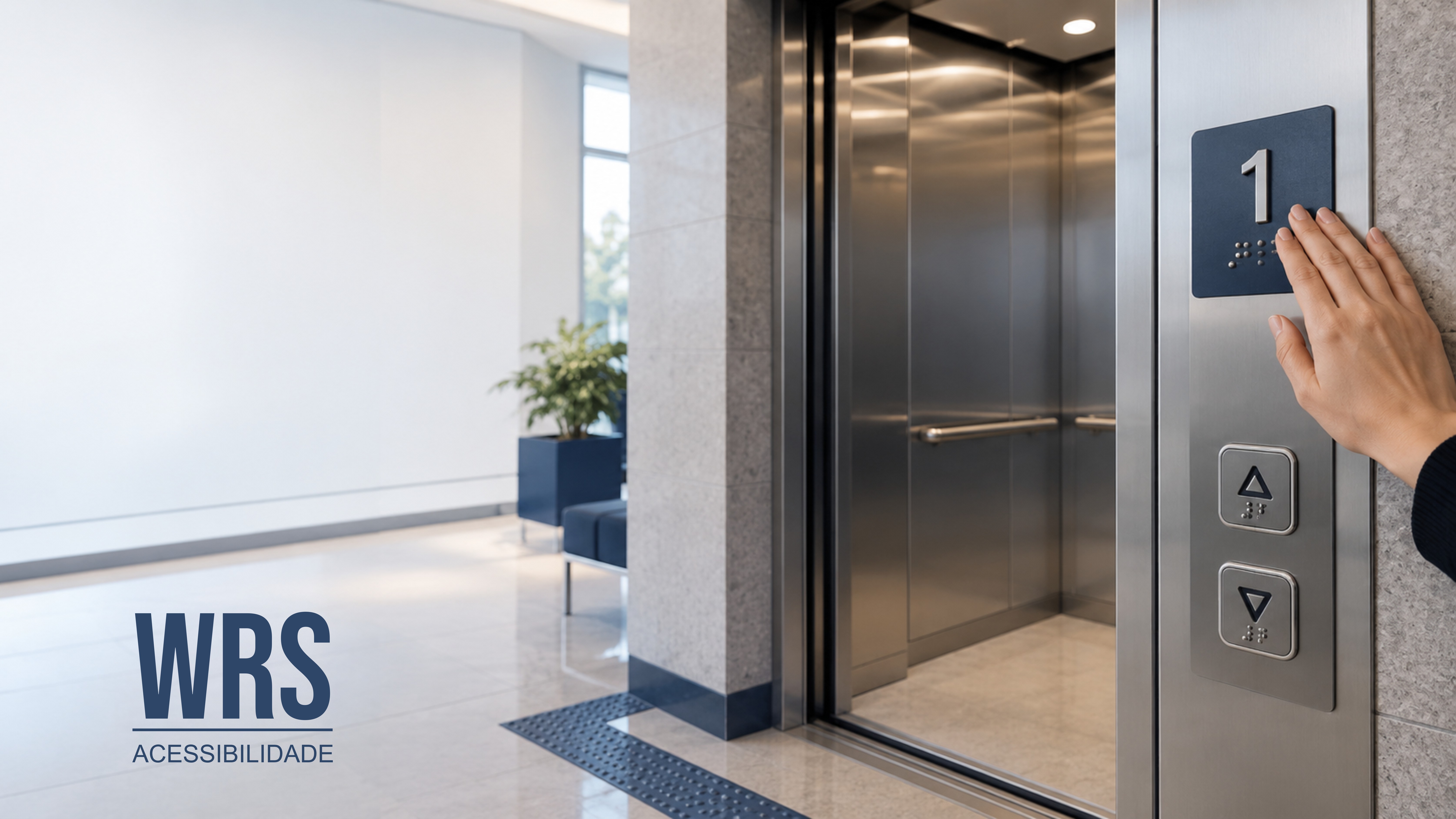 Sinalização tátil em elevadores: o que é obrigatório