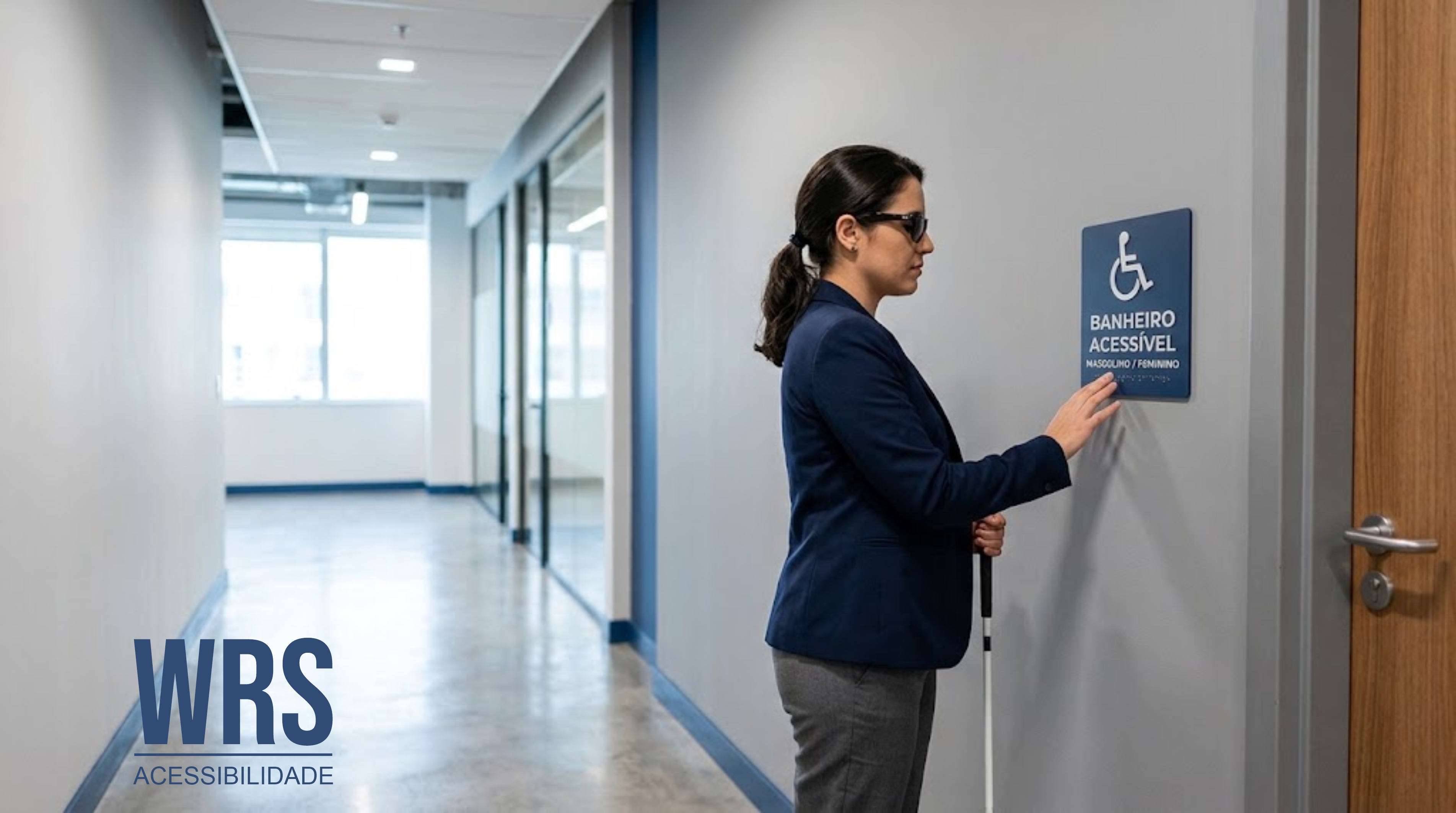 Placas de banheiro acessível: o que a norma exige além do Braille